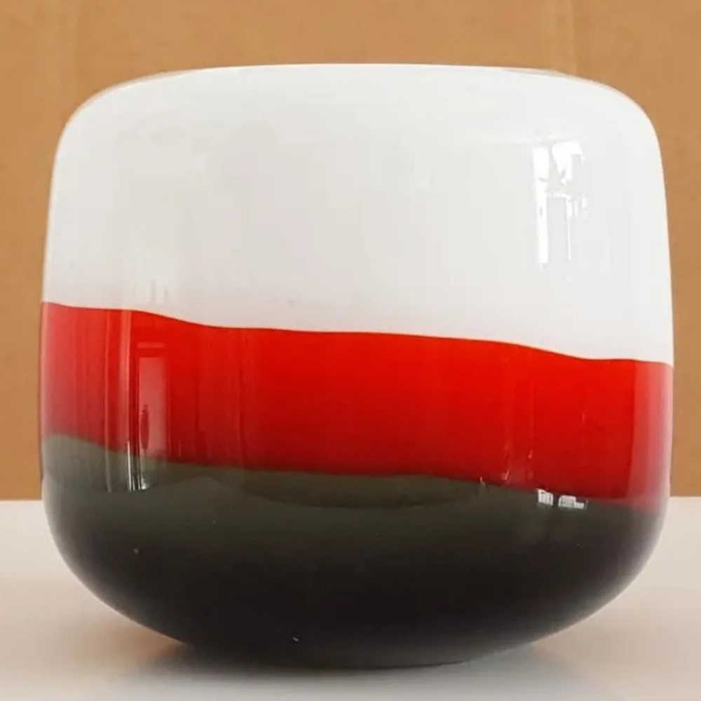 Murano Glass Vase attributed to Salviati, 1960s